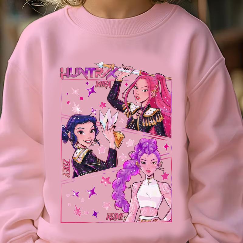 Kids Kpop Huntrix Demon Hunter Kids' Sweatshirt