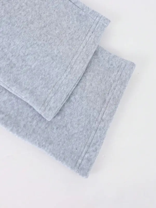 Kids Comfort Loose Fleece Straight Trousers