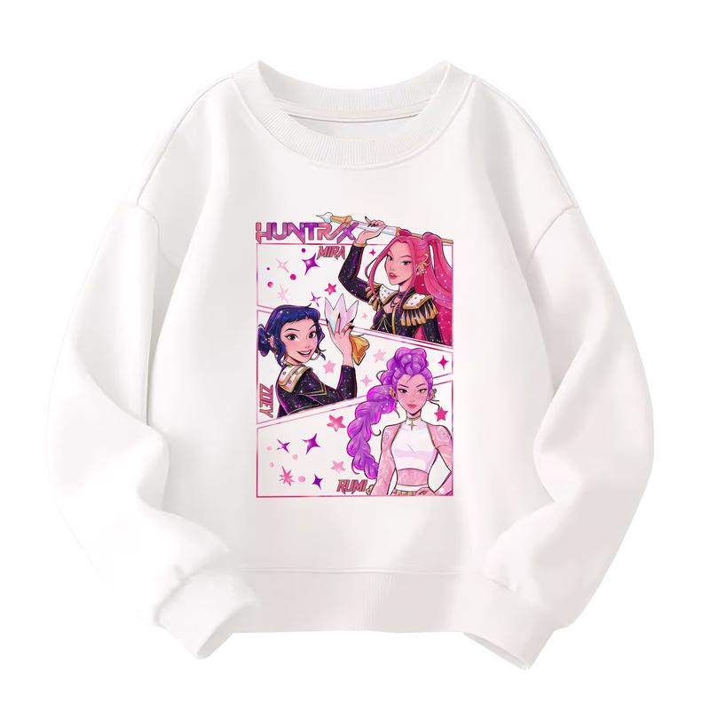 Kids Kpop Huntrix Demon Hunter Kids' Sweatshirt