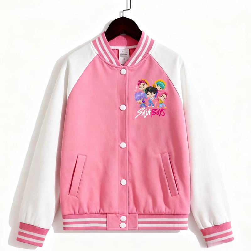 Kids Tiger Saja Boys Baseball Jacket