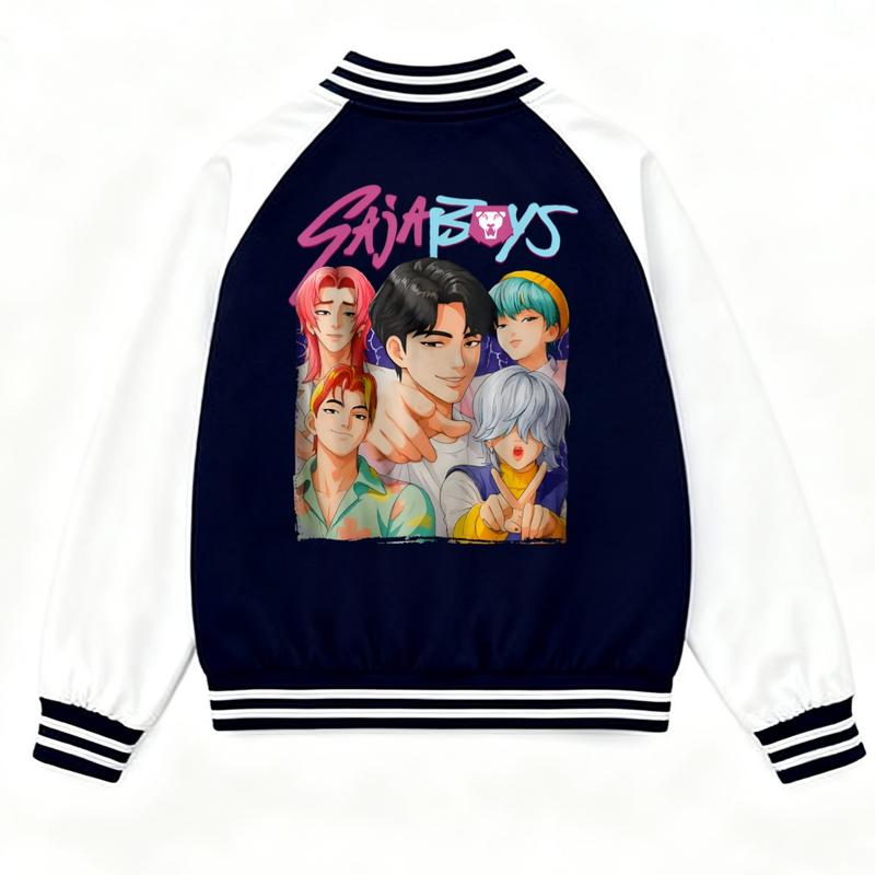 Kids Tiger Saja Boys Baseball Jacket