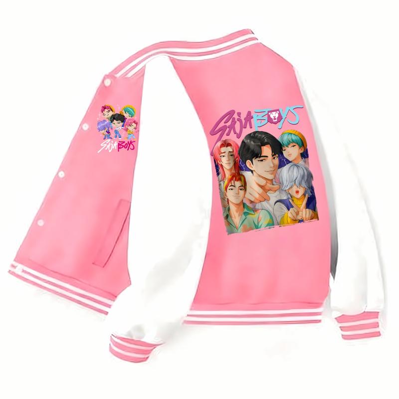 Kids Tiger Saja Boys Baseball Jacket