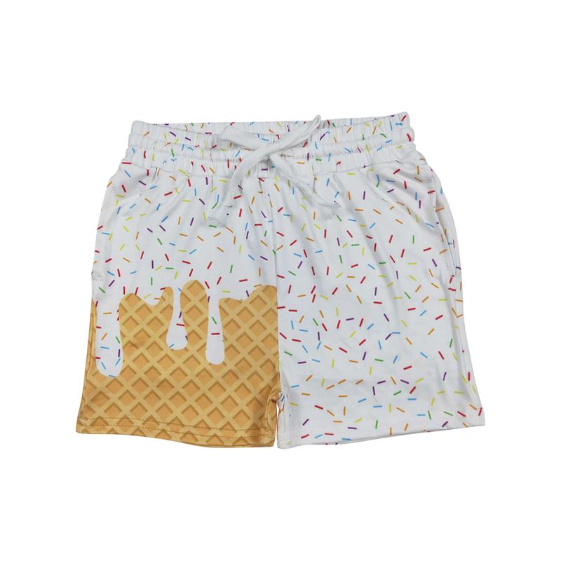 Kids Football Waffle Shorts