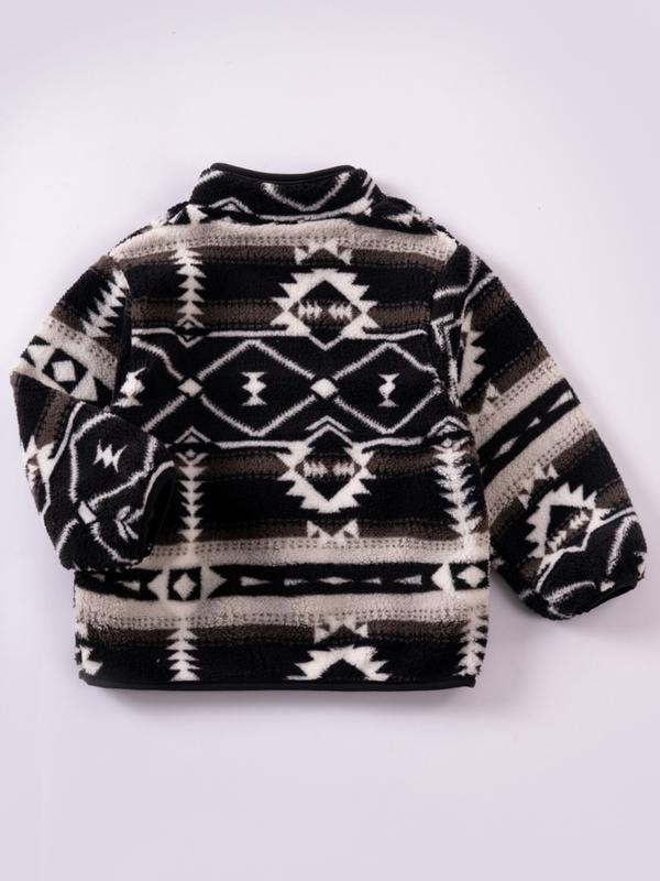 Kid' Long-Sleeved Fleece Jacket Cardigan