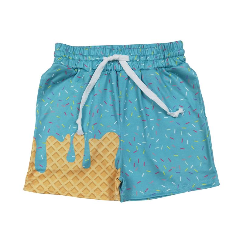Kids Football Waffle Shorts