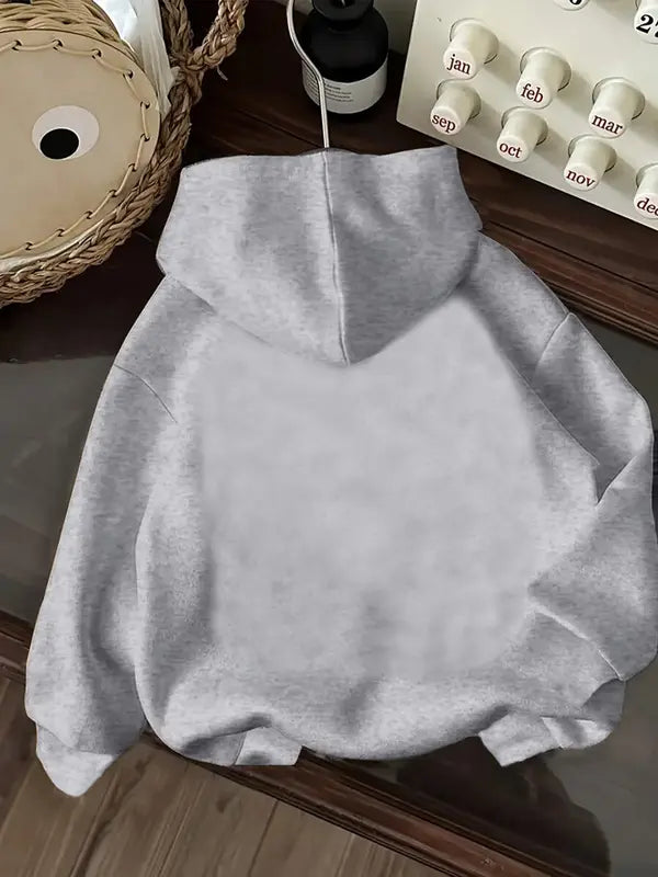 Kids 67 Series Pattern Print Hooded Sweatshirt