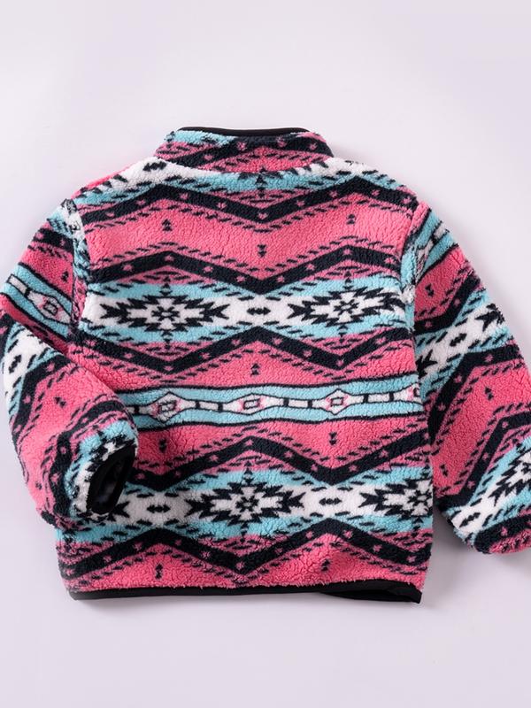 Kid' Long-Sleeved Fleece Jacket Cardigan