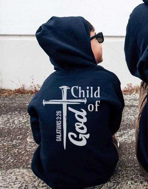 Kids Christian Hoodie Child of God