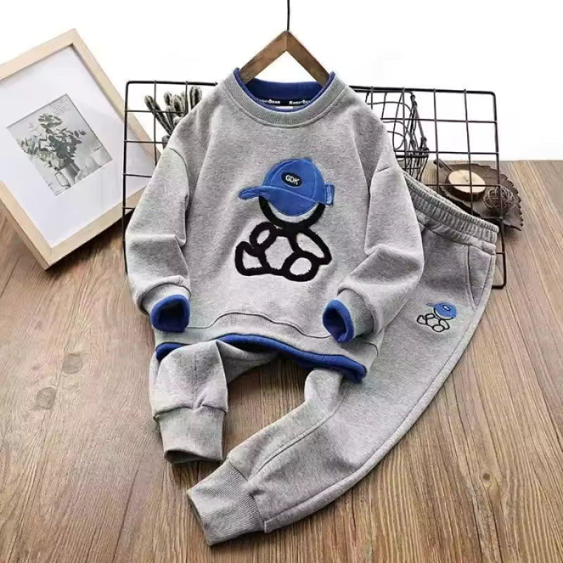 Cartoon Beat Sweater Pullover Set