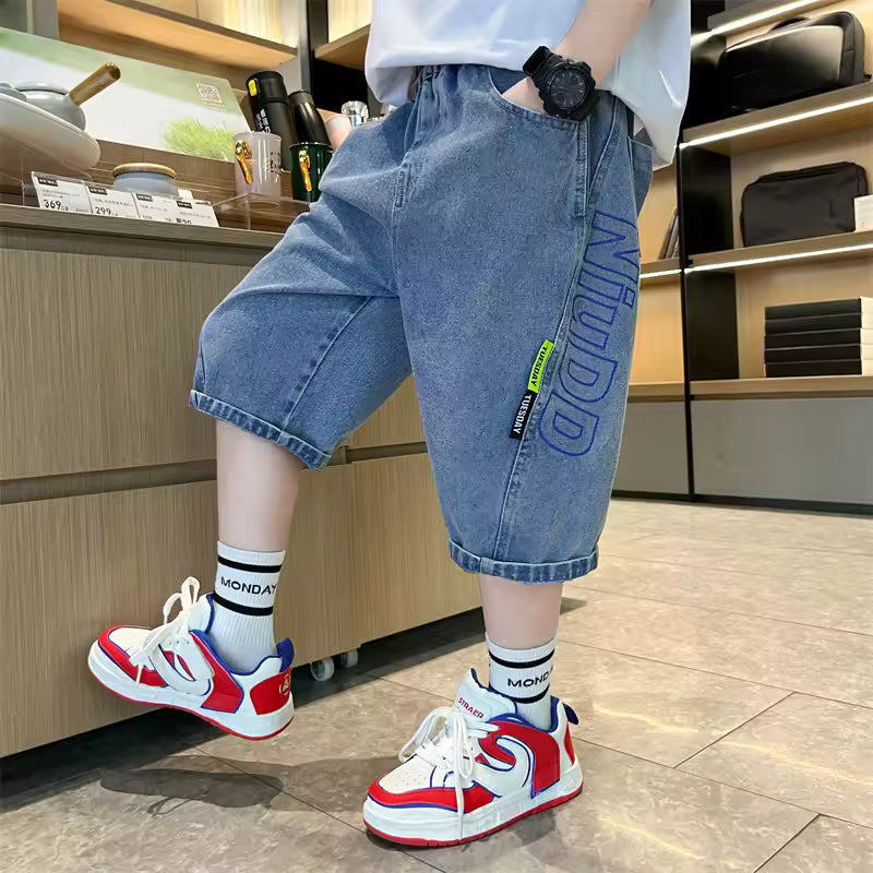 Kids Boy Loose Straight Summer Jorts