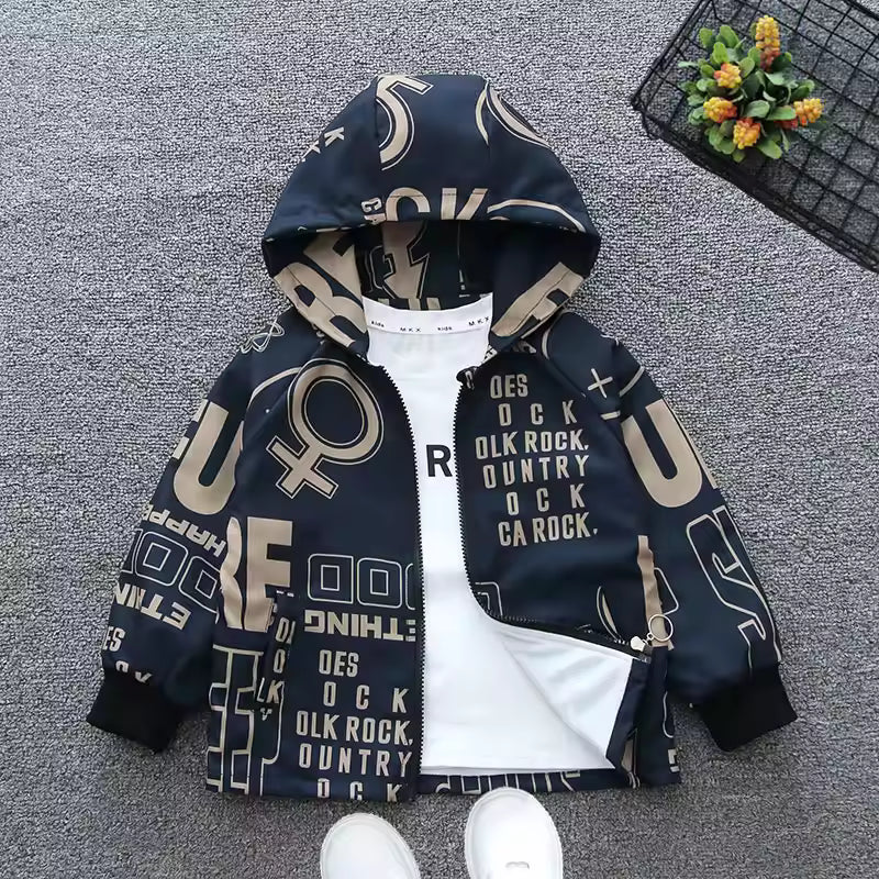 Rock & Country Graphic Print Kids' Jacket