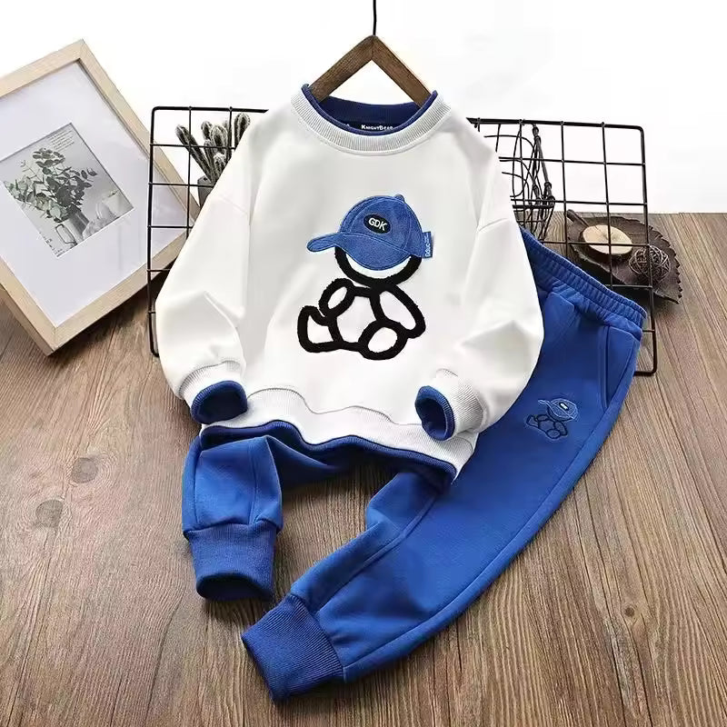 Cartoon Beat Sweater Pullover Set