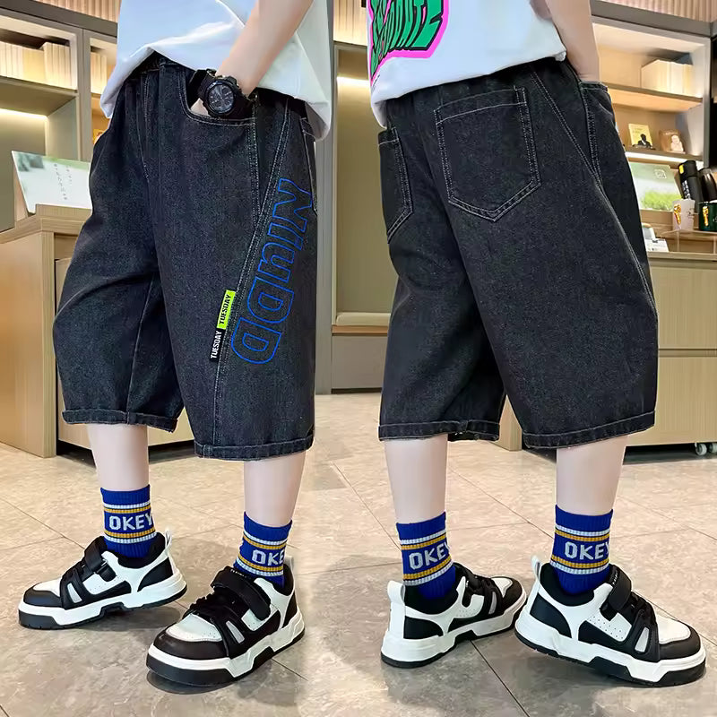 Kids Boy Loose Straight Summer Jorts