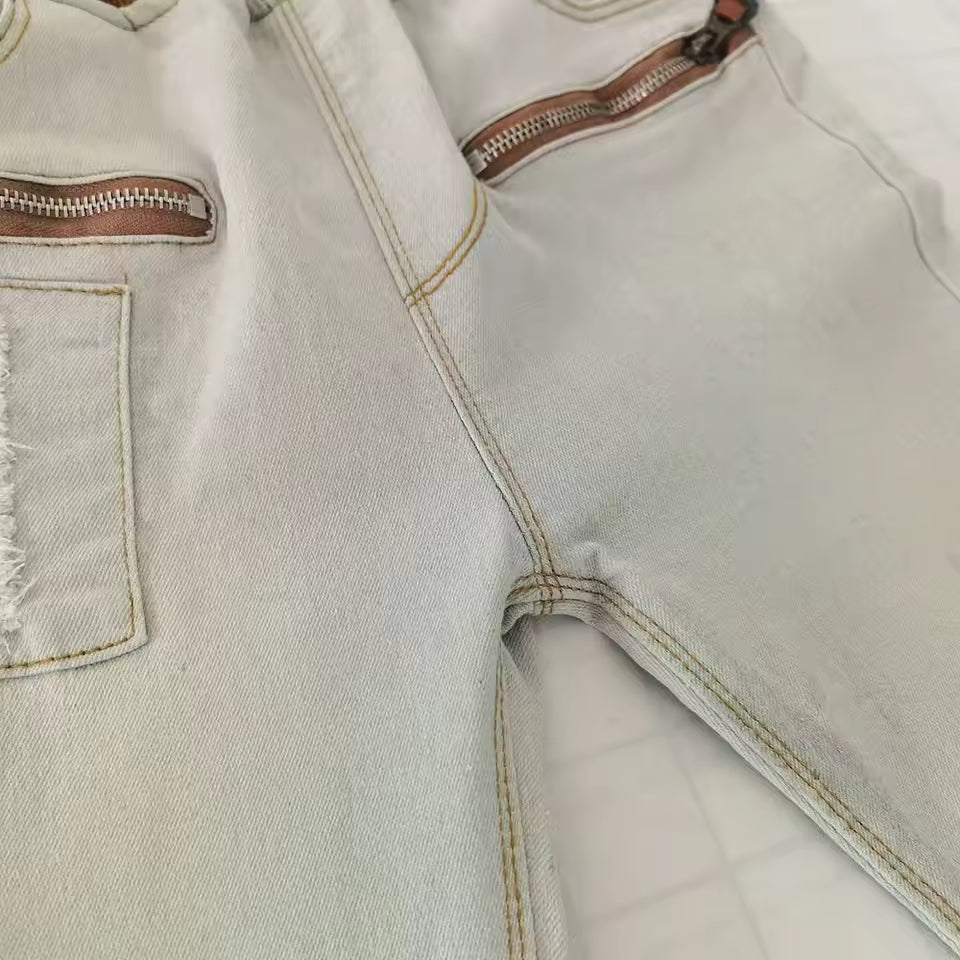 Kids Biker Jeans Denim