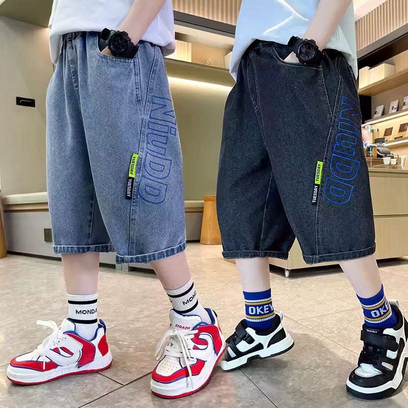 Kids Boy Loose Straight Summer Jorts