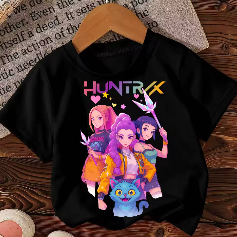 Kids T-Shirt Kpop Demon Hunter HuntrX Graphic