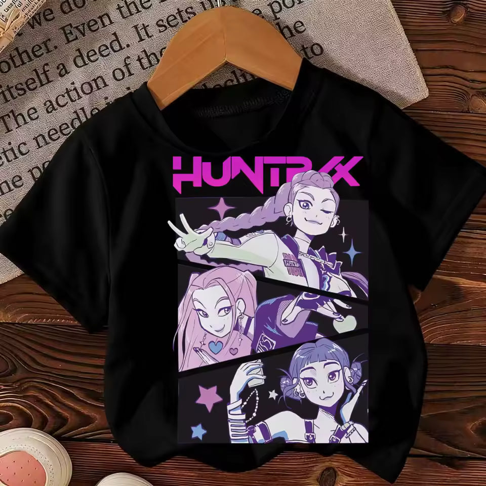 Kids T-Shirt Kpop Demon Hunter HuntrX Graphic