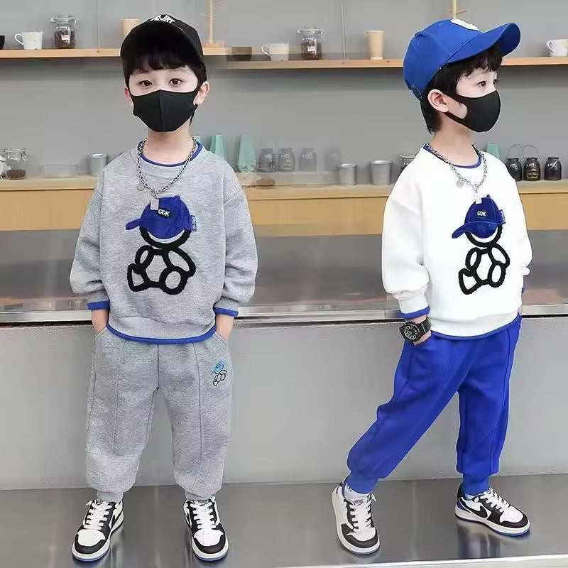 Cartoon Beat Sweater Pullover Set
