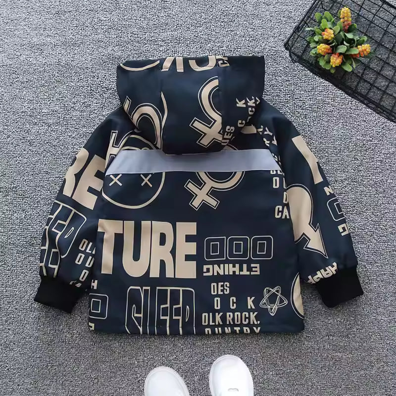 Rock & Country Graphic Print Kids' Jacket