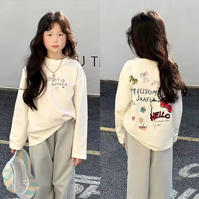 Kids Graffiti Print Sweatshirt
