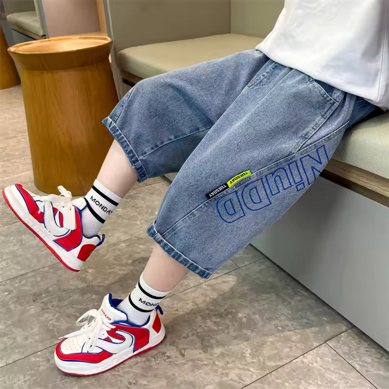 Kids Boy Loose Straight Summer Jorts