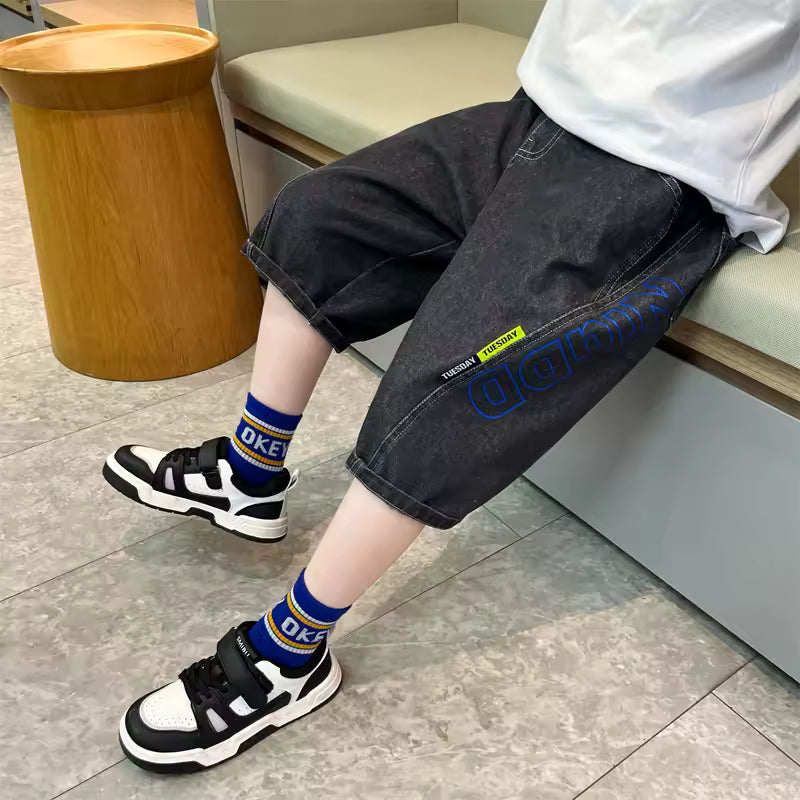 Kids Boy Loose Straight Summer Jorts