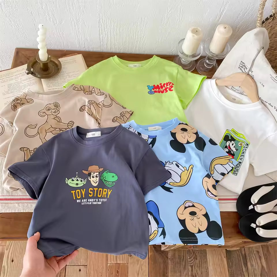 Kids Cartoon Printed T Shirt