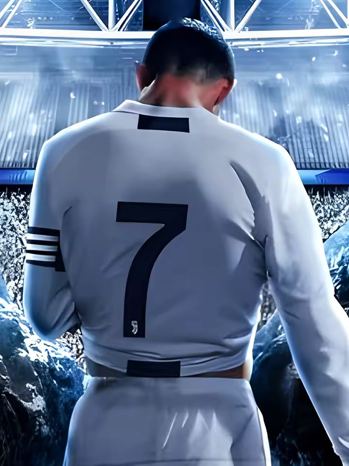 Ronaldo Printed Football Pattern Hoodie