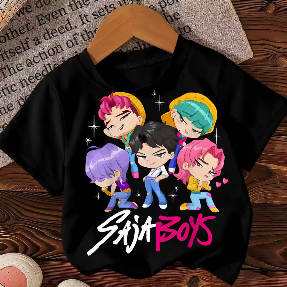 Kids T-Shirt Kpop Demon Hunter HuntrX Graphic