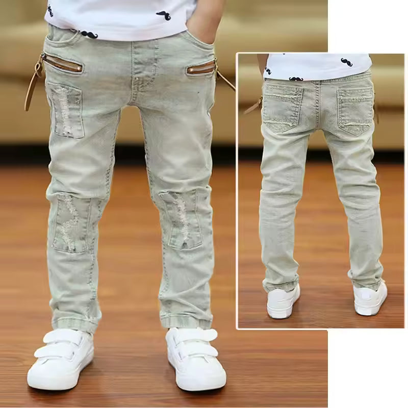 Kids Biker Jeans Denim