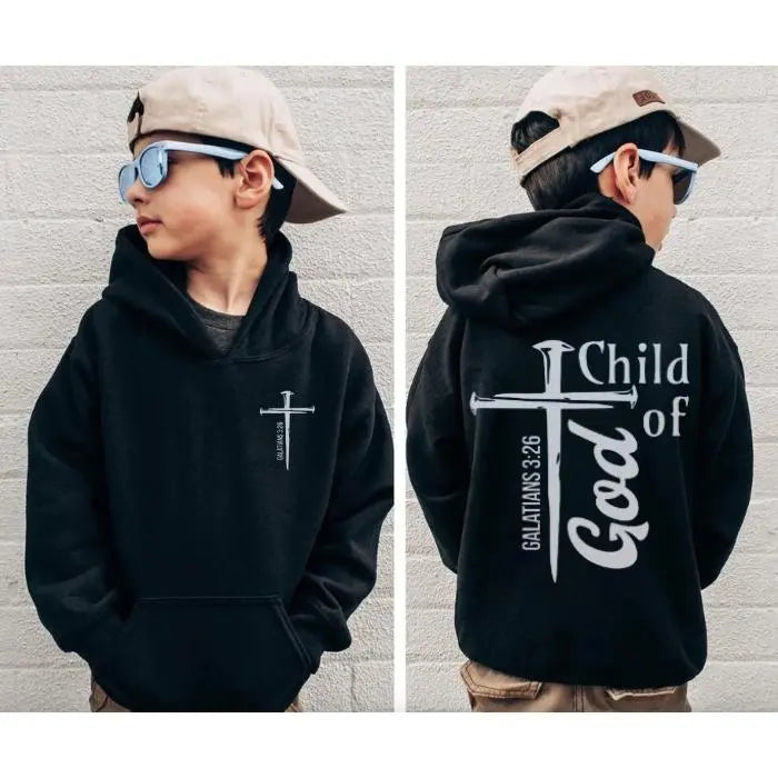 Kids Christian Hoodie Child of God