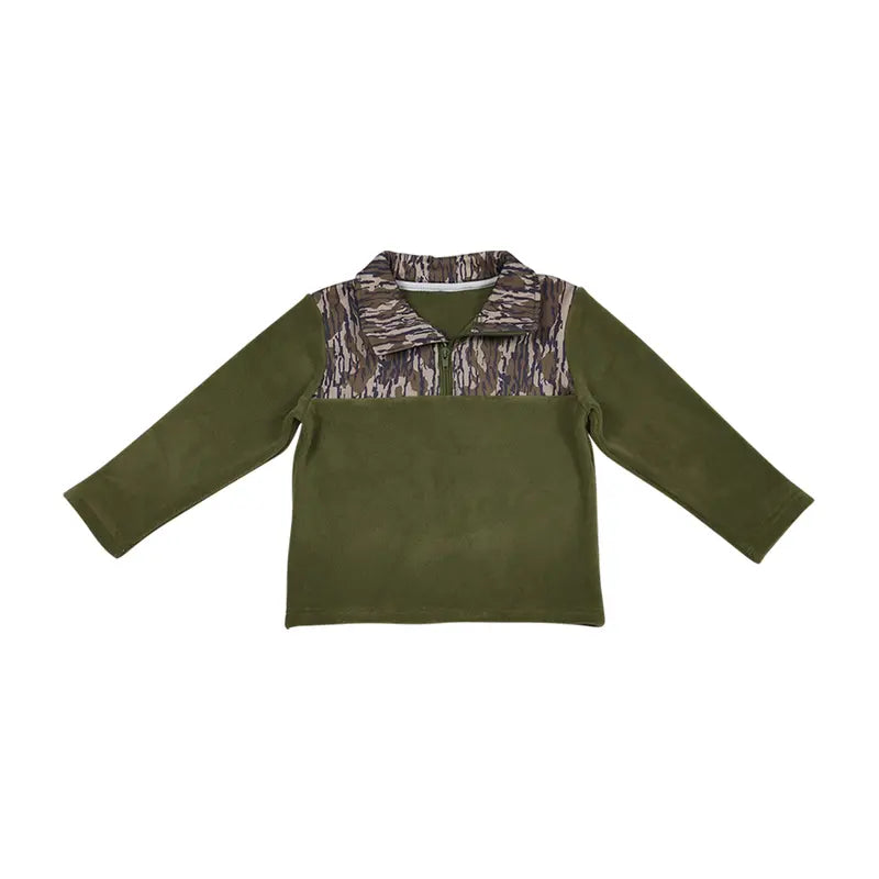 Kids Hunting Camo Long Sleeve Pullover