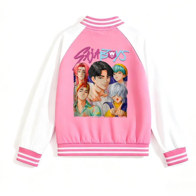 Kids Tiger Saja Boys Baseball Jacket