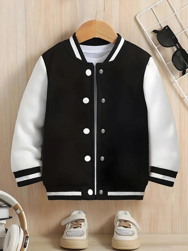 Kids Cartoon Spider Print Jacket