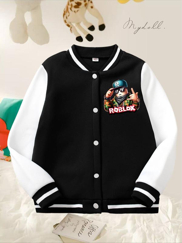 Kids Roblox Baseball Jacket
